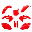 Πλήρες σετ πλαστικά μοτοσυκλέτας POLISPORT για HONDA CRF 150R (2007-25) Red thumb
