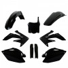 Πλήρες σετ πλαστικά μοτοσυκλέτας POLISPORT για HONDA CRF 250R (2008) Black
