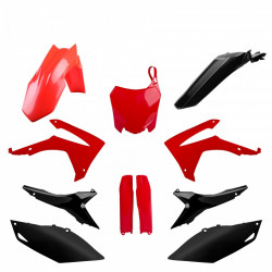 Σετ πλαστικά μοτοσυκλέτας POLISPORT για HONDA CRF250R(14-17) CRF450R(13-16) Red/Black