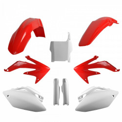 Πλήρες σετ πλαστικά μοτοσυκλέτας POLISPORT για HONDA CRF 450R (2005-06) ОЕМ