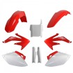 Πλήρες σετ πλαστικά μοτοσυκλέτας POLISPORT για HONDA CRF 450R (2007) OEM thumb