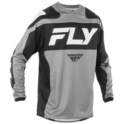 Μπλούζα motocross FLY RACING F-16 Riding - Grey/Black/White 2025