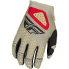Γάντια μηχανής motocross FLY RACING Kinetic SYM- Light Grey/Red/Black 2025