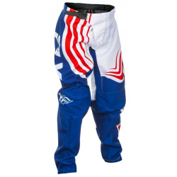 Παιδικό παντελόνι motocross FLY RACING F-16 Riding- Red/White/Blue 2025