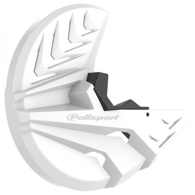 Προστασία πίσω δισκόπλακας μοτοσυκλέτας POLISPORT Disc & Bottom Fork Guard Beta RR 2T/4T (2019-24) White