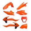 Σετ πλαστικά μοτοσυκλέτας POLISPORT Standard για KTM EXC/EXC-F/XC-W/XCF-W (2017-19) Orange thumb