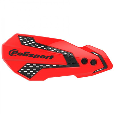 Προστατευτικές χούφτες μηχανής POLISPORT MX FLOW HONDA RED/BLACK