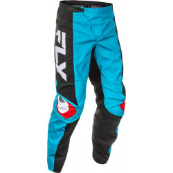 Παντελόνι μηχανής motocross FLY RACING F-16 Riding- Light Blue/Red/Black 2025