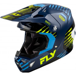 Κράνος motocross FLY RACING Formula CP Slice - Navy/Hi-Vis/White 2025