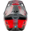 Κράνος motocross FLY RACING Formula CP Slice - Grey/Red/Black 2025 thumb