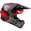 Κράνος motocross FLY RACING Formula CP Slice - Grey/Red/Black 2025 thumb