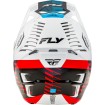 Κράνος motocross FLY RACING Formula CP Slice - White/Red/Cyan 2025 thumb