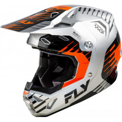 Κράνος motocross FLY RACING Formula CP Slice - Grey/Orange/Black 2025