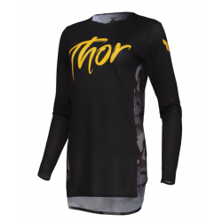 Γυναικεία μπλούζα μηχανής THOR SPORTMODE SHADOW BLACK