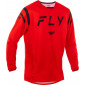 Μπλούζα motocross FLY RACING Kinetic Center-Red/Black 2025 thumb