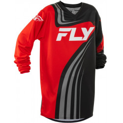 Παιδική μπλούζα motocross FLY RACING F-16 Riding - Black/Red/White 2025