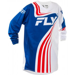 Παιδική μπλούζα motocross FLY RACING F-16 Riding - Red/White/Blue 2025