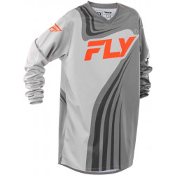 Παιδική μπλούζα motocross FLY RACING F-16 Riding - Grey/Orange 2025