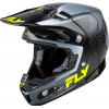 Κράνος motocross FLY RACING Formula S Carbon Protocol-Black Carbon/Grey/Hi-Vis 2025