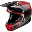 Κράνος motocross FLY RACING Formula S Carbon Protocol-Black Carbon/Red 2025 thumb
