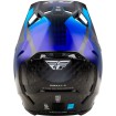 Κράνος motocross FLY RACING Formula S Carbon Protocol-Black Carbon/Blue 2025 thumb