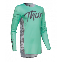 Γυναικεία μπλούζα μηχανής THOR SPORTMODE SHADOW TEAL
