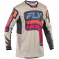 Μπλούζα motocross FLY RACING Lite Vice S.E.- Light Grey/Pink/Coral thumb
