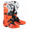 Μπότες μηχανής motocross ALPINESTARS TECH 10 ENDURO ORANGE FLUO/BLACK/WHITE