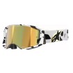 Μάσκα μηχανής motocross ALPINESTARS SUPERTECH CORP WHT/GLD MIRROR-GLD thumb