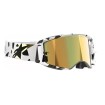 Μάσκα μηχανής motocross ALPINESTARS SUPERTECH CORP WHT/GLD MIRROR-GLD thumb