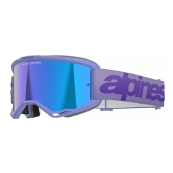 Μάσκα μηχανής motocross ALPINESTARS VISION 5 WORDMARK PRPL MIRROR-BL