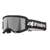 Μάσκα μηχανής motocross ALPINESTARS VISION 3 WORDMARK BLK MIRROR-SIL