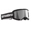 Μάσκα μηχανής motocross ALPINESTARS VISION 3 WORDMARK BLK MIRROR-SIL thumb
