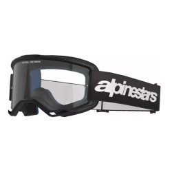 Μάσκα μηχανής motocross ALPINESTARS VISION 3 WORDMARK BLK CLEAR