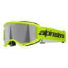 Μάσκα μηχανής motocross ALPINESTARS VISION 3 WORDMARK YLW FLUO MIRROR-SIL