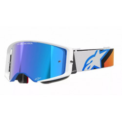 Μάσκα μηχανής motocross ALPINESTARS SUPERTECH CORP BLUE/OR MIRROR-BLUE