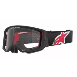Μάσκα μηχανής motocross ALPINESTARS SUPERTECH CORP BLACK/RED CLEAR