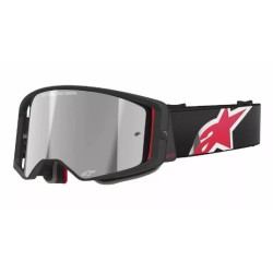Μάσκα μηχανής motocross ALPINESTARS SUPERTECH CORP BLACK/RED MIRROR-SILVER Μάσκα μηχανής motocross ALPINESTARS SUPERTECH CORP BLACK/RED MIRROR-SILVER