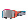 Μάσκα μηχανής motocross ALPINESTARS SUPERTECH STREAM GRAY/MULTI MIRROR-SILVER