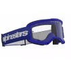 Μάσκα μηχανής motocross ALPINESTARS VISION 3 WORDMARK BLUE CLEAR thumb