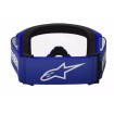 Μάσκα μηχανής motocross ALPINESTARS VISION 3 WORDMARK BLUE CLEAR thumb