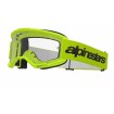Μάσκα μηχανής motocross ALPINESTARS VISION 3 WORDMARK YLW CLEAR thumb