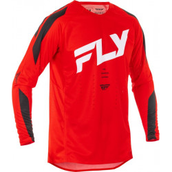 Μπλούζα motocross FLY RACING Evolution DST - Red/White/Black 2025