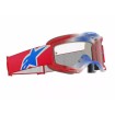 Μάσκα μηχανής motocross ALPINESTARS VISION 5 CORP RED/WT/BL CLEAR thumb