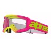 Μάσκα μηχανής motocross ALPINESTARS VISION 5 WORDMARK PINK/YLW CLEAR thumb