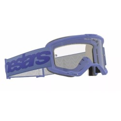 Μάσκα μηχανής motocross ALPINESTARS VISION 5 WORDMARK PURPLE CLEAR