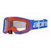 Μάσκα μηχανής motocross ALPINESTARS VISION 8 WORDMARK BLUE/OR CLEAR