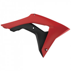 Κάλυμμα ψυγείου μηχανής POLISPORT Radiator Scoops HONDA CRF 250R (18-21) CRF 450R (17-20) RED/BLACK