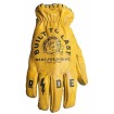 Δερμάτινα γάντια μηχανής JOHN DOE COYOTE LEATHER YELLOW/BLACK thumb