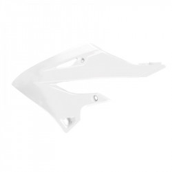 Κάλυμμα ψυγείου μηχανής POLISPORT YAMAHA YZ125/250 (2022-25) White